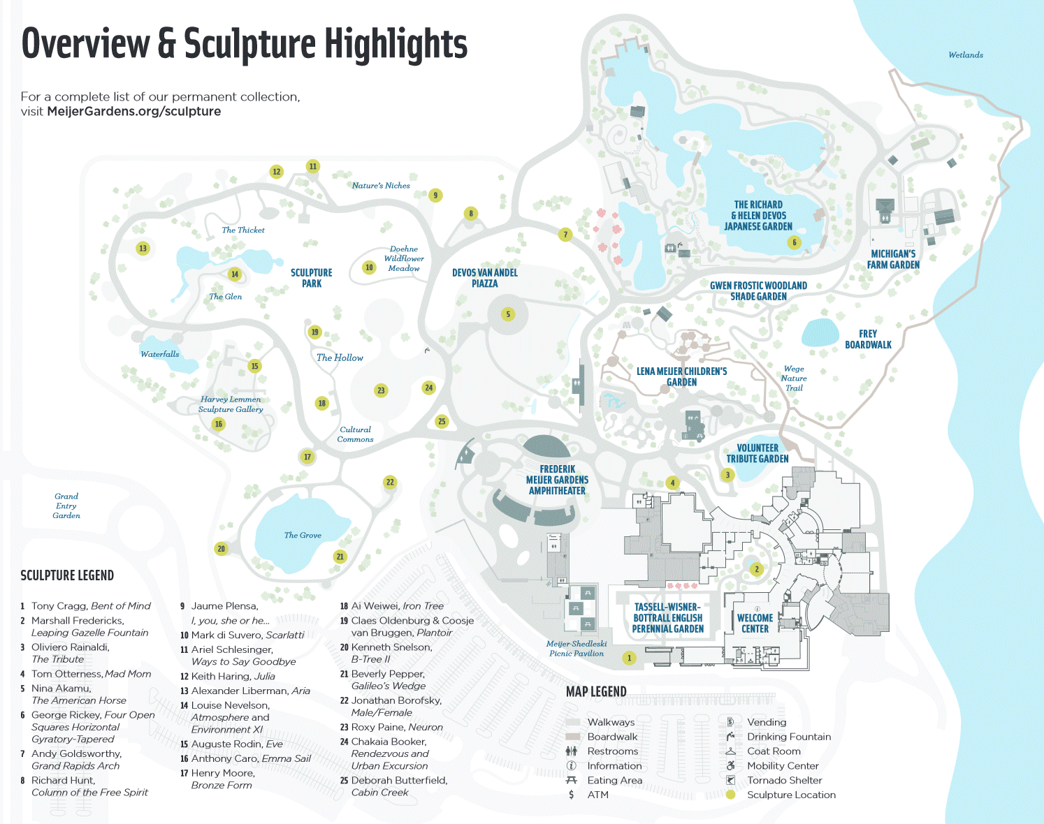 Gardens map